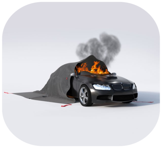 elektrische voertuigen blusdeken huren